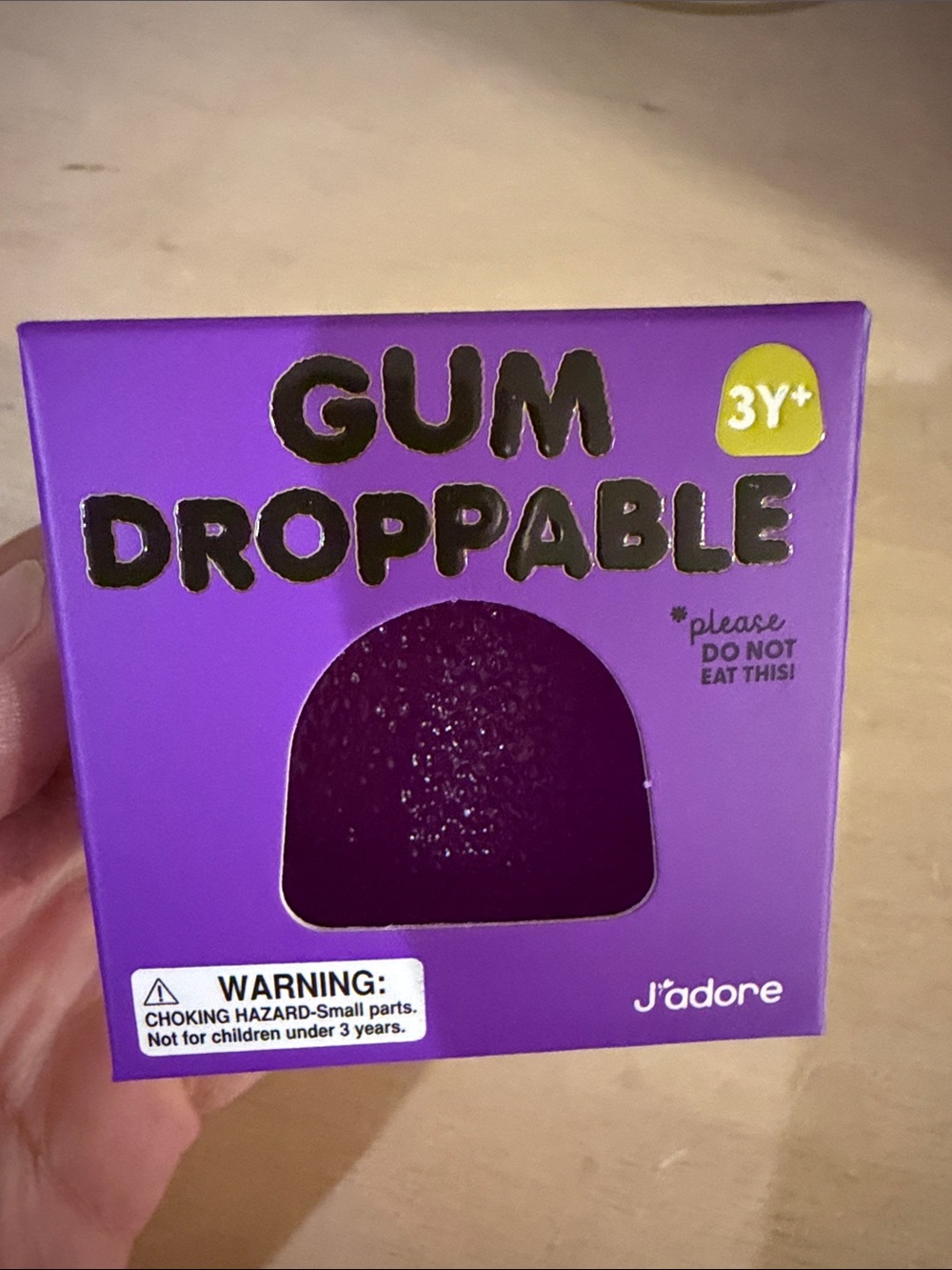 Gum Droppable Toy Squishy- made in France J’Adore